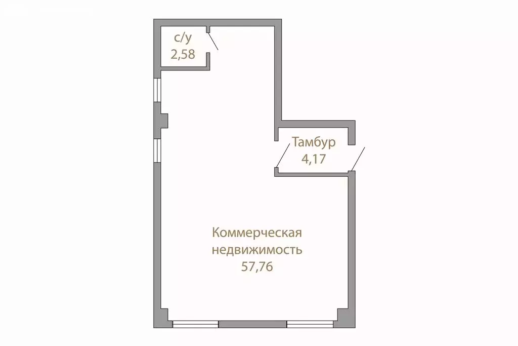 Офис (64.51 м) - Фото 2
