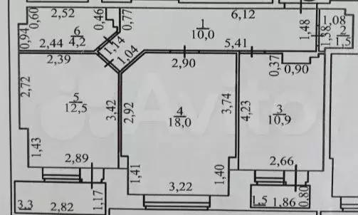 2-к. квартира, 57,1 м, 14/16 эт. - Фото 1