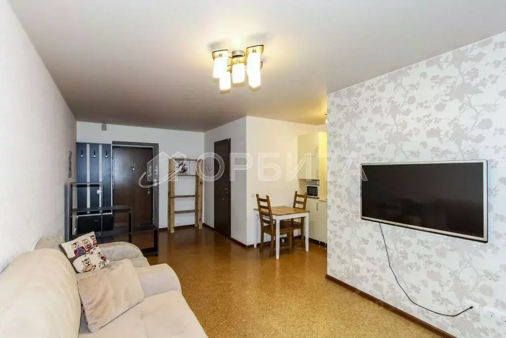 Студия Тюменская область, Тюмень ул. Ю.-Р.Г. Эрвье, 24 (30.2 м) - Фото 2