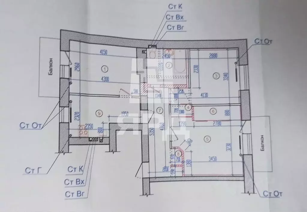 3-к кв. Ростовская область, Аксай Садовая ул. (63.4 м) - Фото 2