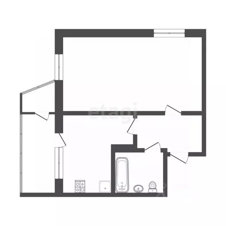 1-к кв. Камчатский край, Петропавловск-Камчатский Звездная ул., 9 ... - Фото 2