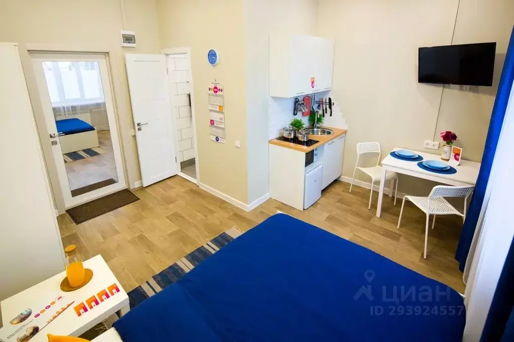 Студия Иркутская область, Иркутск ул. Дзержинского, 35 (18.0 м) - Фото 1