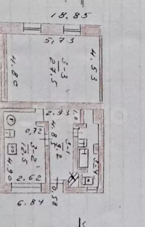 4-к. квартира, 111,1 м, 1/2 эт. - Фото 0