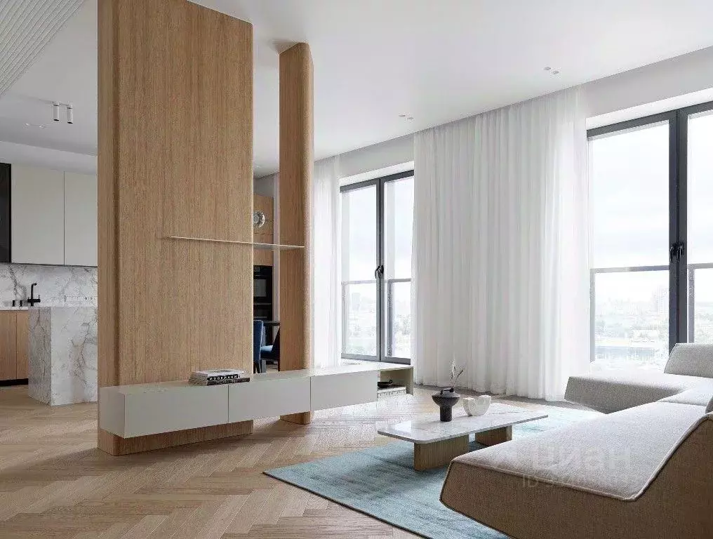Квартира, 3 комнаты, 93.6 м - Фото 1