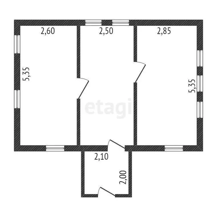 Дом в село Новоалександровка, Новоалександровская улица (45 м) - Фото 1