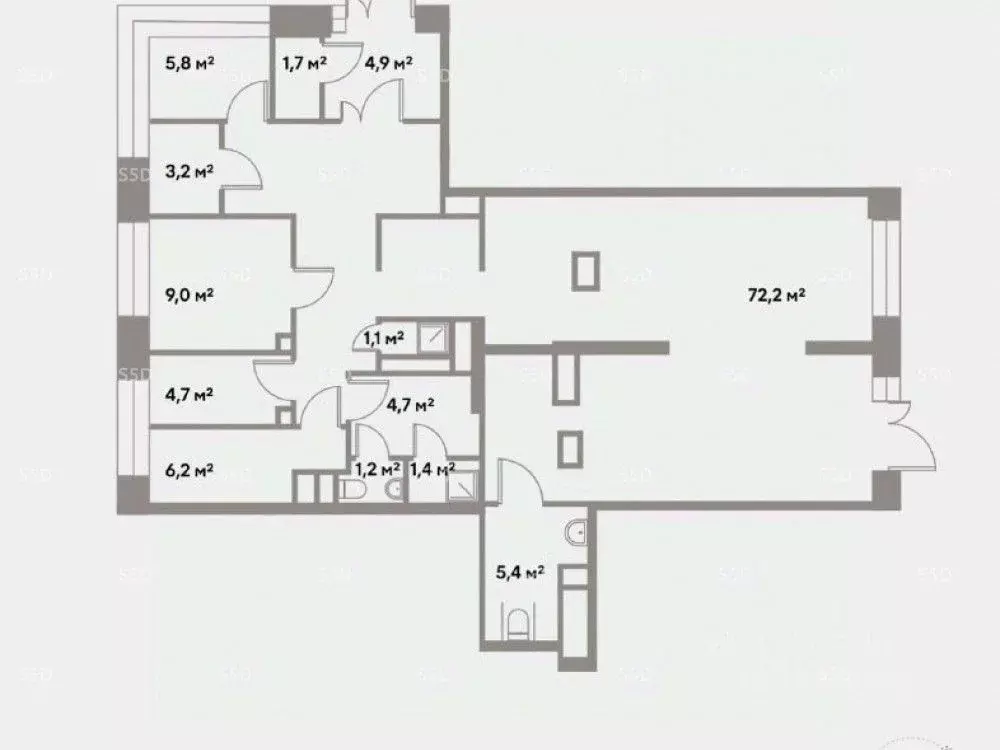 Торговая площадь в Москва пер. 2-й Котляковский, 3 (117 м) - Фото 2