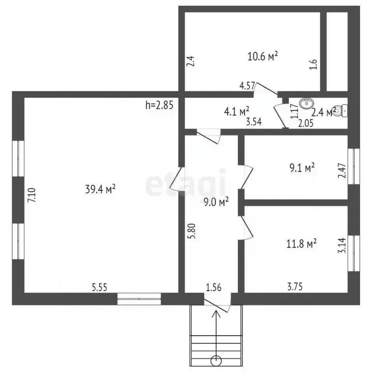 Помещение свободного назначения в Крым, Феодосия ул. Степаняна, 61 (86 ... - Фото 0