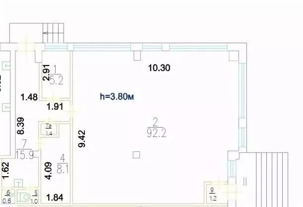 Торговая площадь в Москва ул. Академика Янгеля, 14к5с2 (126 м) - Фото 2