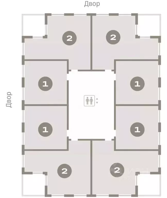 2-к кв. Свердловская область, Екатеринбург ул. Гастелло, 14 (67.16 м) - Фото 2