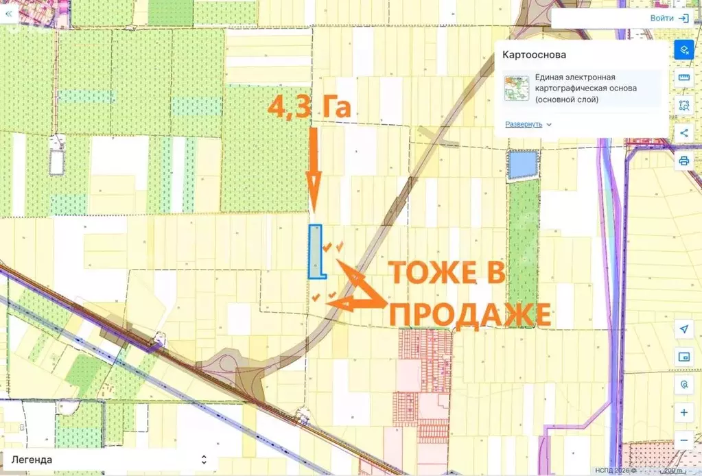Участок в Крым, Сакский район, с. Уютное ул. Юрия Гагарина, 19Ш (430.0 ... - Фото 2