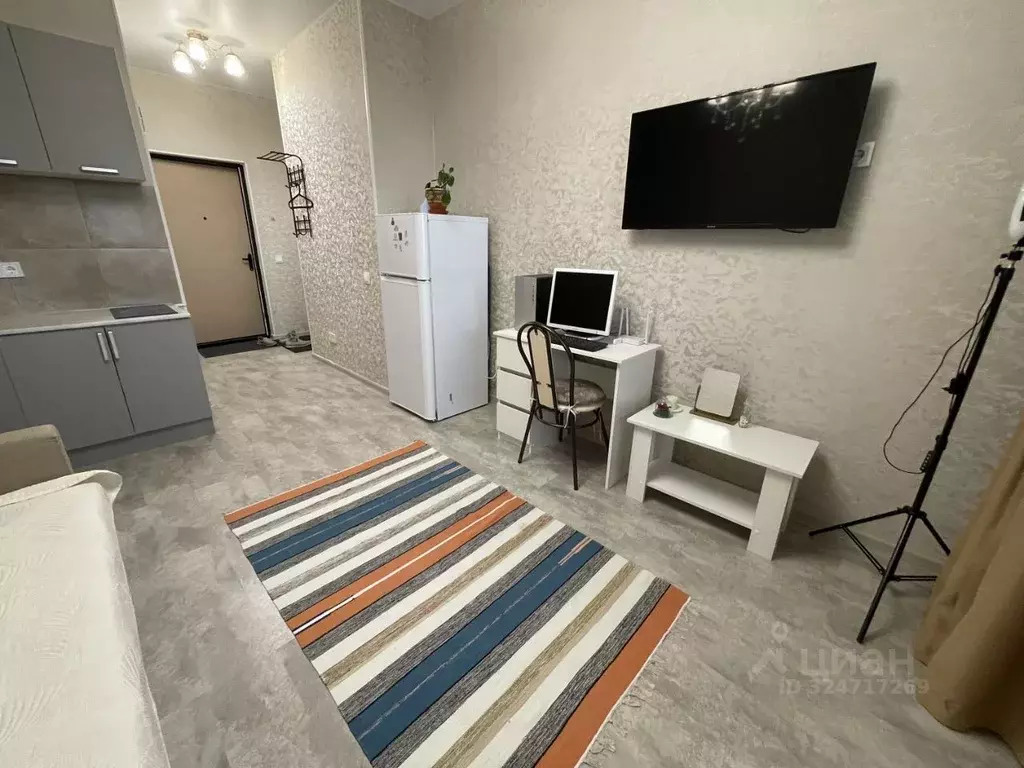 Студия Москва ул. Медовая Долина, 1к2 (20.0 м) - Фото 2