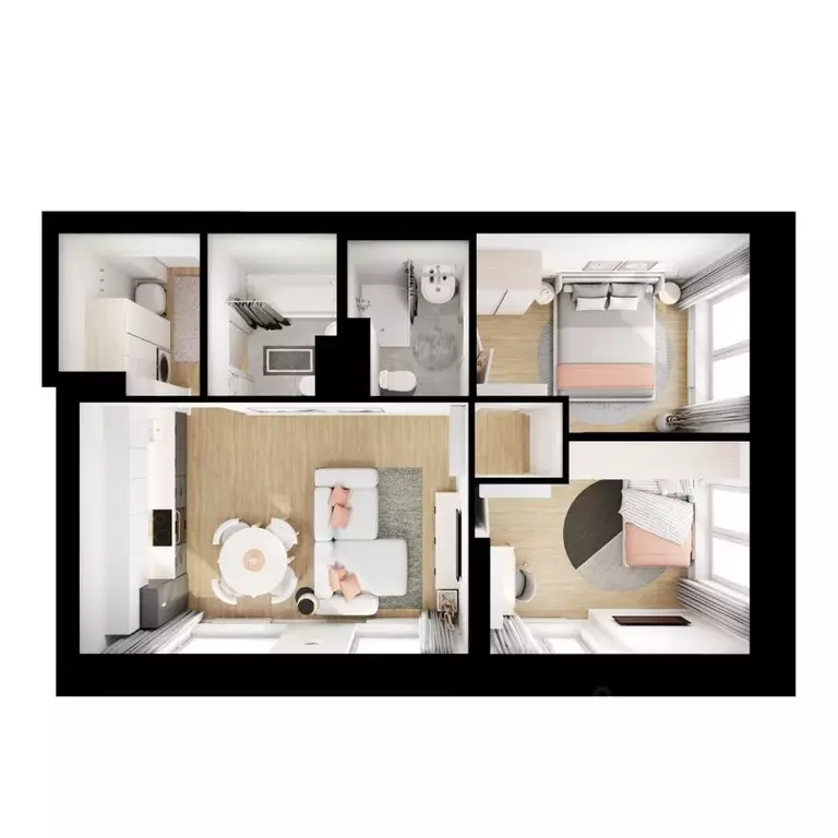 2-к кв. Нижегородская область, Нижний Новгород д. Утечино, Савин Парк ... - Фото 2