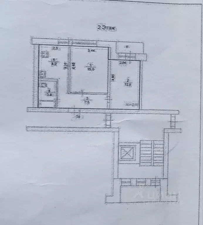 2-к кв. Челябинская область, Челябинск Салютная ул., 26а (47.5 м) - Фото 2