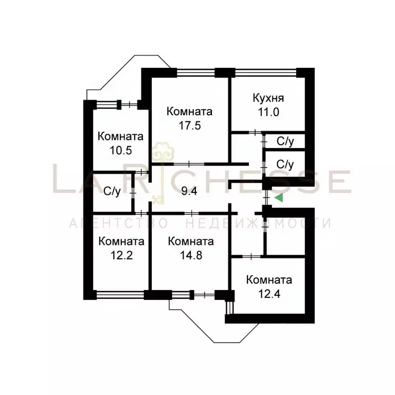 5-к кв. Московская область, Мытищи ул. Колпакова, 38к1 (120.0 м) - Фото 2