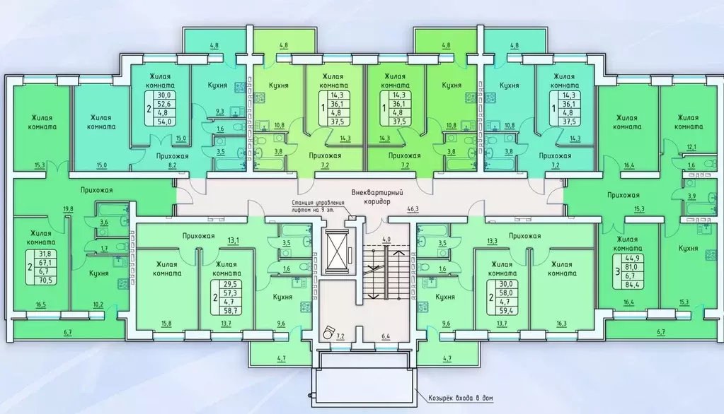 2-к кв. Орловская область, Орловский район, д. Коневка аллея Лесная, 3 ... - Фото 2