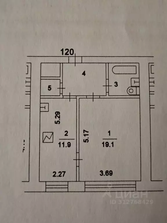 1-к кв. Москва Вельяминовская ул., 6 (41.0 м) - Фото 0