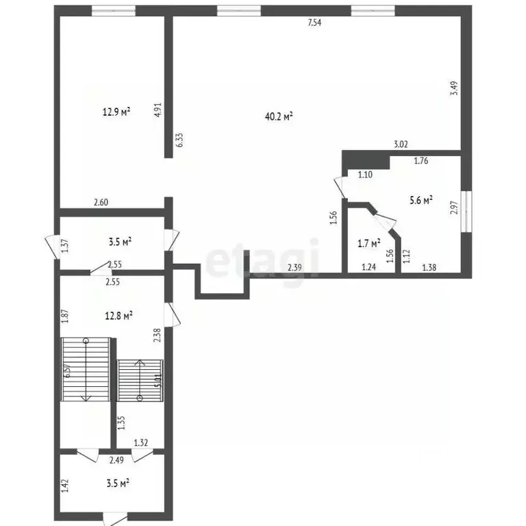 Помещение свободного назначения в Татарстан, Альметьевск ул. Ленина, ... - Фото 1