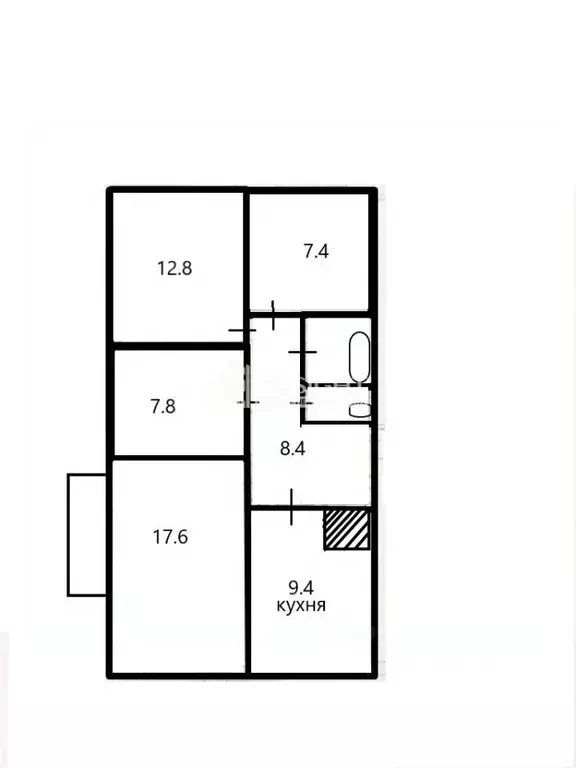 4-к кв. Ямало-Ненецкий АО, Новый Уренгой Сибирская ул., 63 (68.0 м) - Фото 1