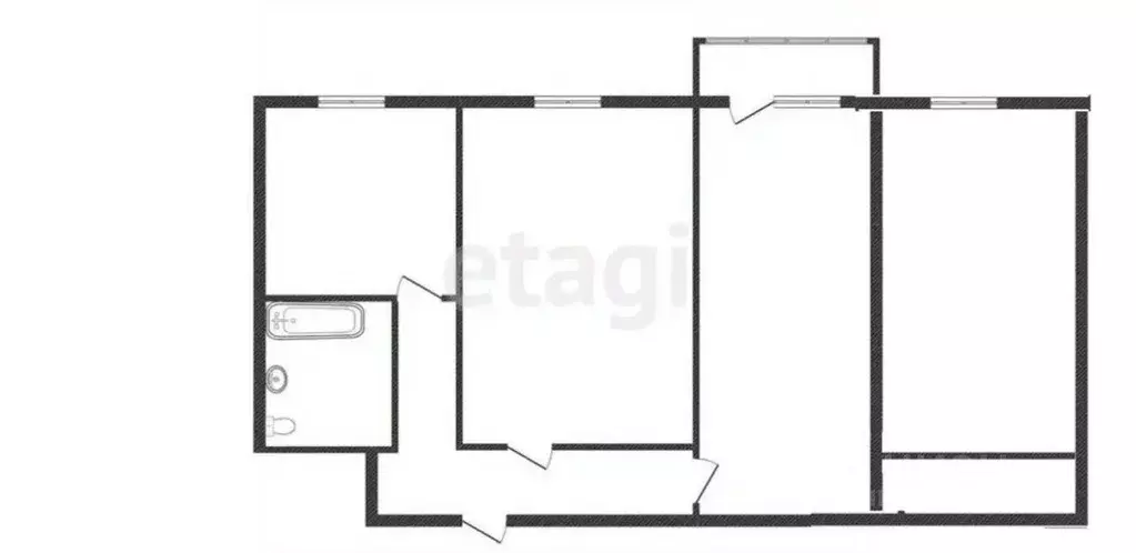 3-к кв. Костромская область, Кострома проезд 8-й Окружной, 6 (57.0 м) - Фото 1