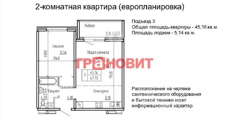 2-к кв. Новосибирская область, Новосибирский район, Мичуринский ... - Фото 1