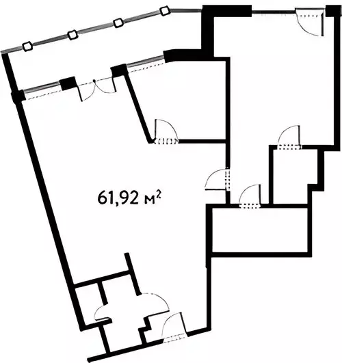 2-комнатная квартира: Светлогорск, Морской бульвар (61.92 м) - Фото 0