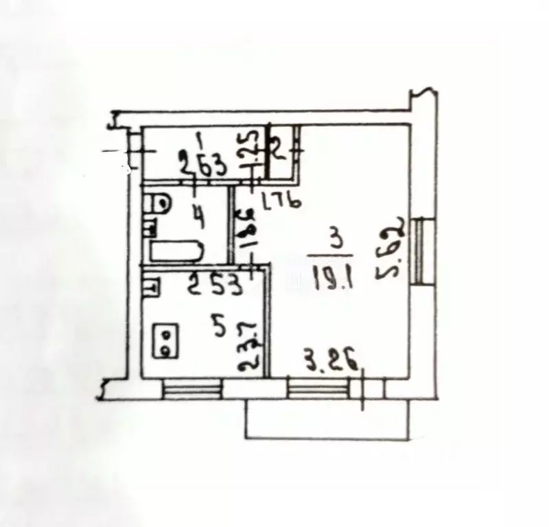 1-к кв. Волгоградская область, Волжский Советская ул., 4 (32.2 м) - Фото 2