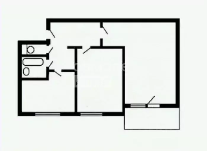2-к кв. Москва Дубнинская ул., 10К2 (42.1 м) - Фото 2