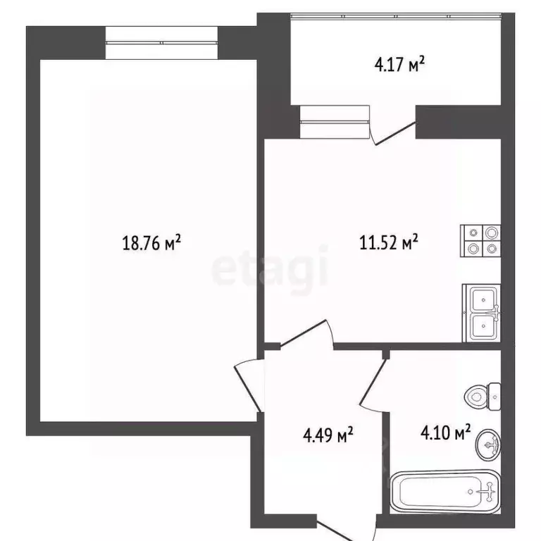 1-к кв. Ярославская область, Ярославль ул. Маланова, 23 (38.6 м) - Фото 2