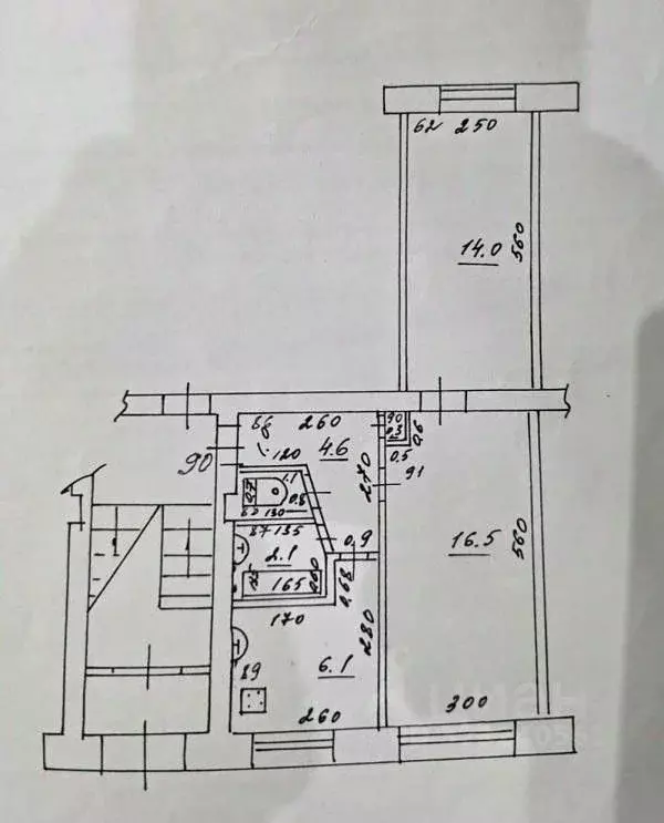 2-к кв. Самарская область, Самара Гая ул., 36 (45.0 м) - Фото 2