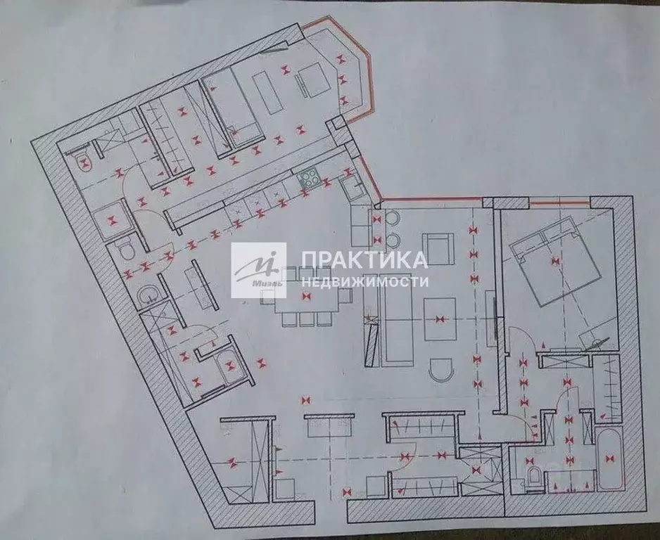 3-к кв. Москва Родионовская ул., 18к1 (114.0 м) - Фото 2