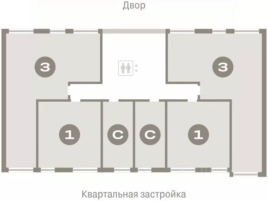 1-к кв. Тюменская область, Тюмень Мысовская ул., 26к1 (46.4 м) - Фото 1