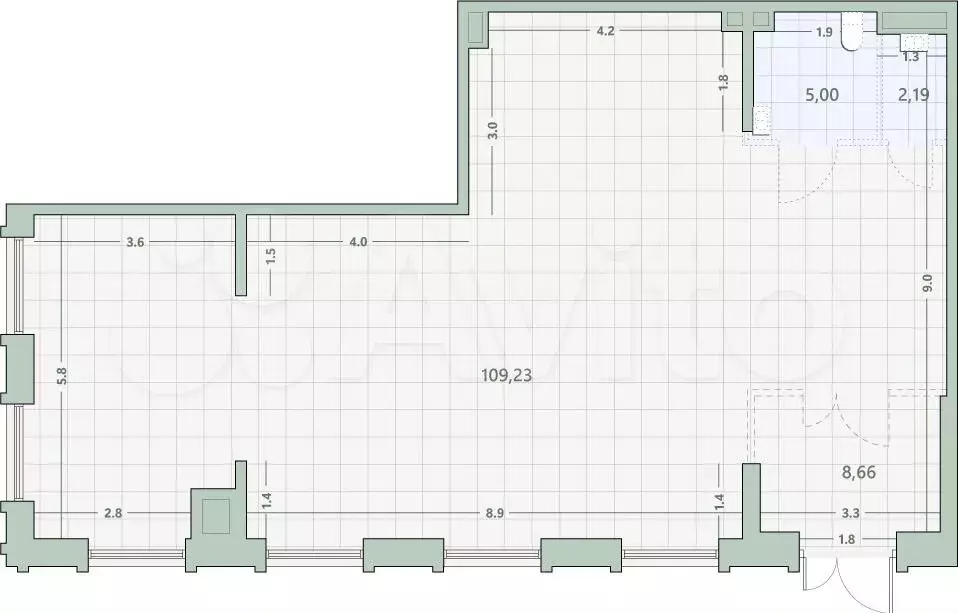 Продам помещение свободного назначения, 125.08 м - Фото 0