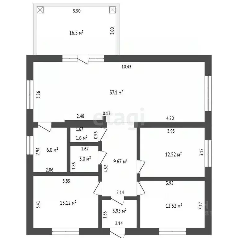 Дом в Ростовская область, Аксайский район, Большелогское с/пос ул. ... - Фото 1