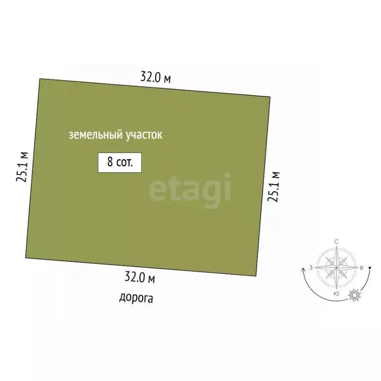 Участок в Тюменская область, Тюменский муниципальный округ, д. ... - Фото 1