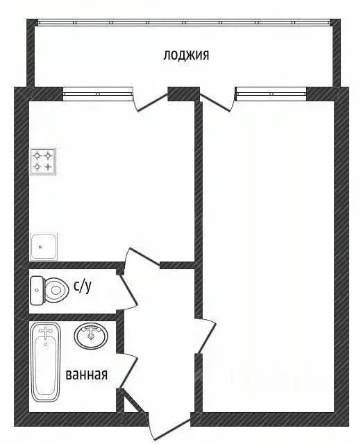 1-к кв. Костромская область, Кострома Малышково мкр, проезд ... - Фото 2