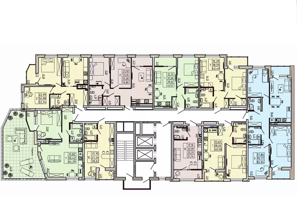 3-к кв. Свердловская область, Екатеринбург ул. Яскина, 14/3 (81.3 м) - Фото 2