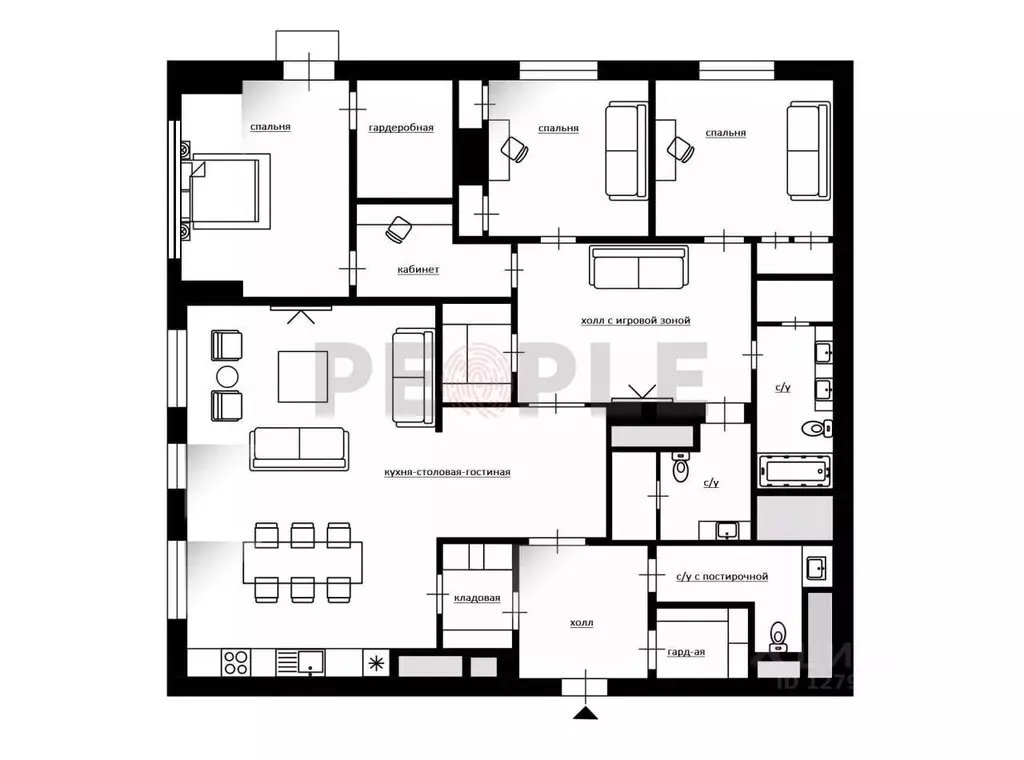 4-к кв. Москва Трубецкая ул., 12 (157.0 м) - Фото 2