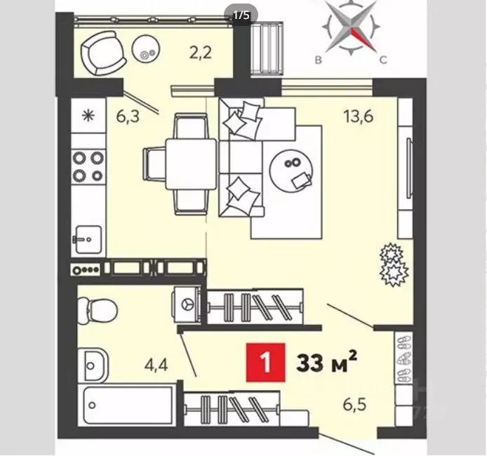 Студия Пензенская область, Пензенский район, Засечный сельсовет, с. ... - Фото 1