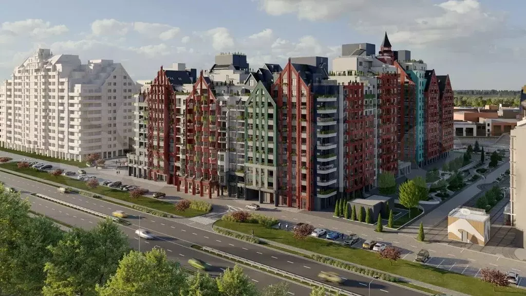 1-к. квартира, 46,6 м, 7/9 эт. - Фото 0