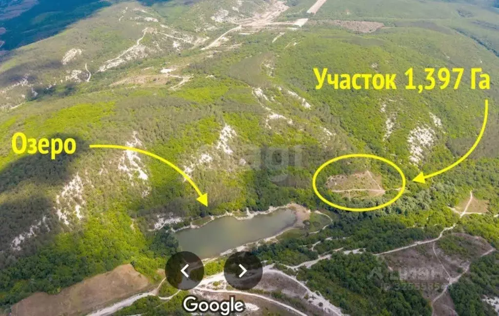 Участок в Крым, Бахчисарайский район, Верхореченское с/пос, с. ... - Фото 1