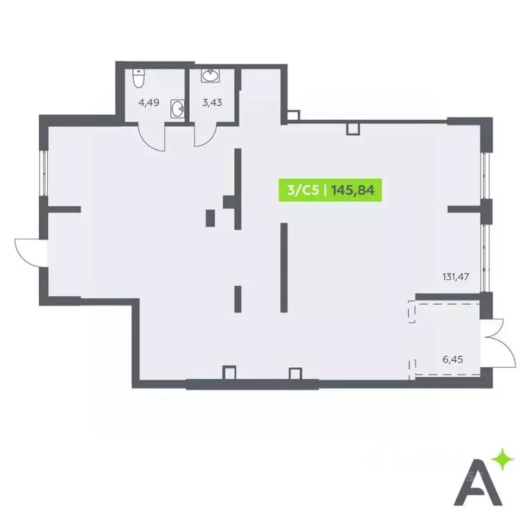 Торговая площадь в Санкт-Петербург ул. Среднерогатская, 11к2 (146 м) - Фото 1