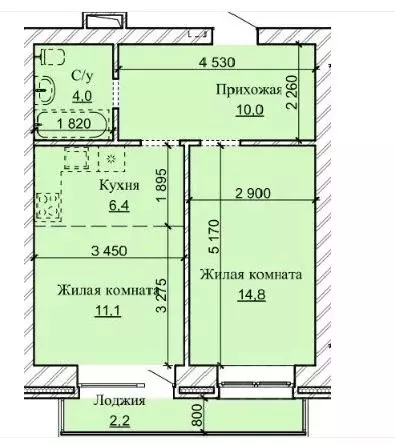 2-к кв. Алтайский край, Барнаул городской округ, Южный рп ул. Герцена, ... - Фото 0