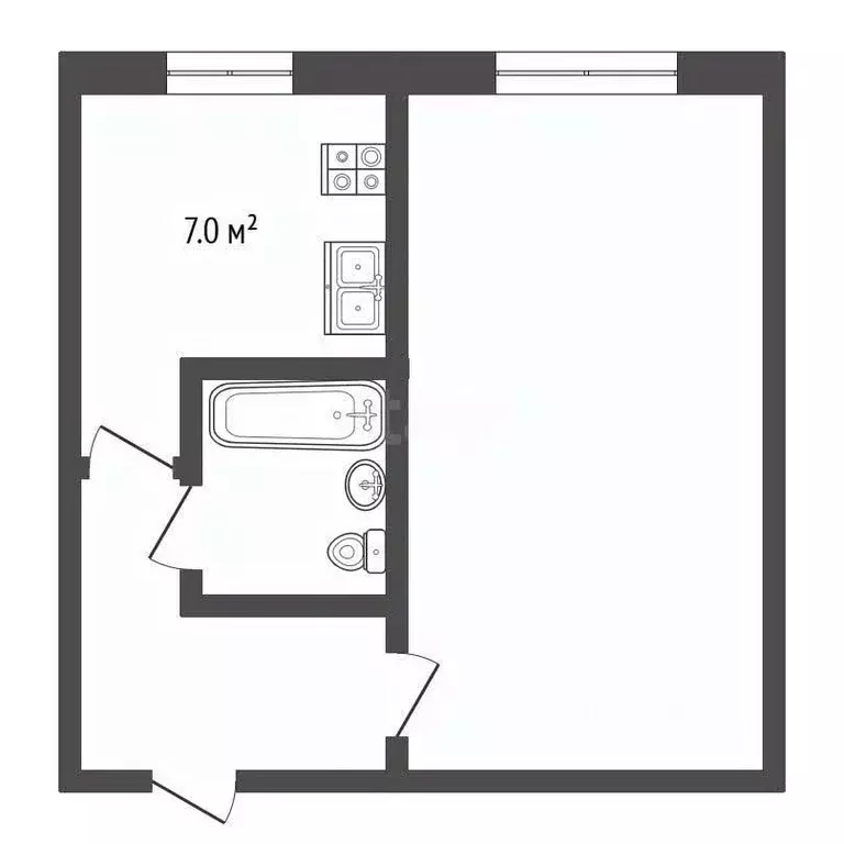 1-к кв. Камчатский край, Петропавловск-Камчатский бул. Пийпа, 4 (32.2 ... - Фото 1