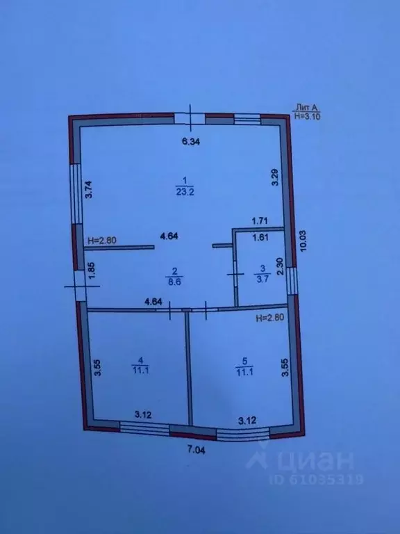 Дом в Краснодарский край, Ейское городское поселение, пос. ... - Фото 2