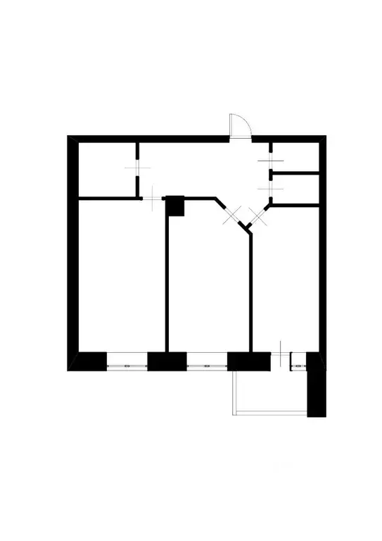 2-к кв. Санкт-Петербург ул. Есенина, 1к1 (60.0 м) - Фото 1