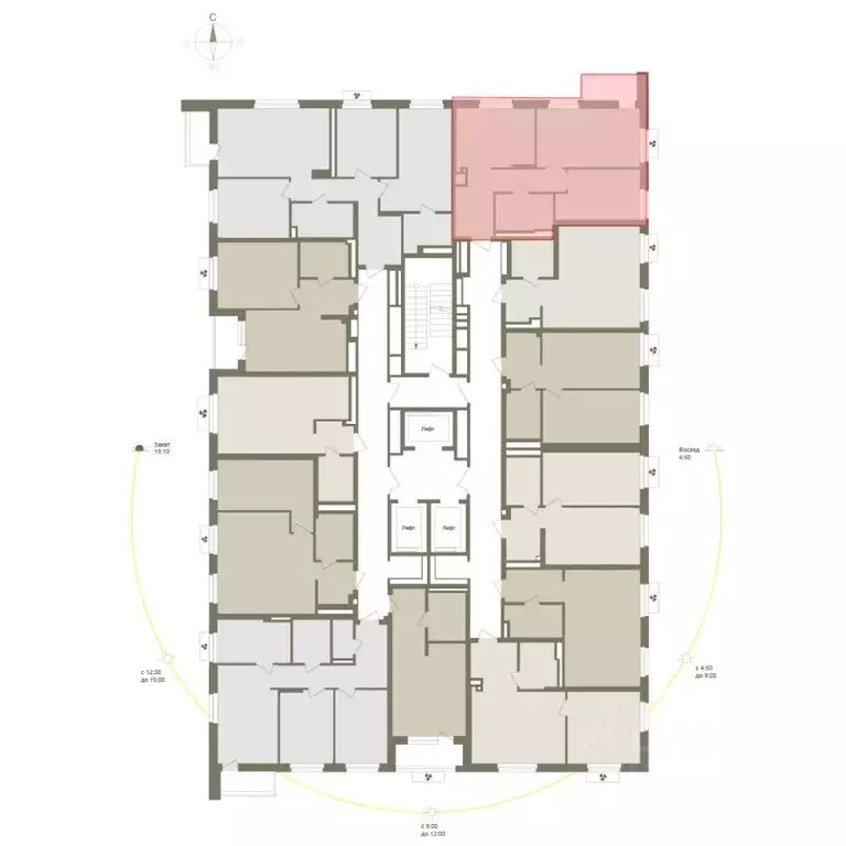 2-к кв. Башкортостан, Уфа Родина Парк жилой комплекс (56.4 м) - Фото 2