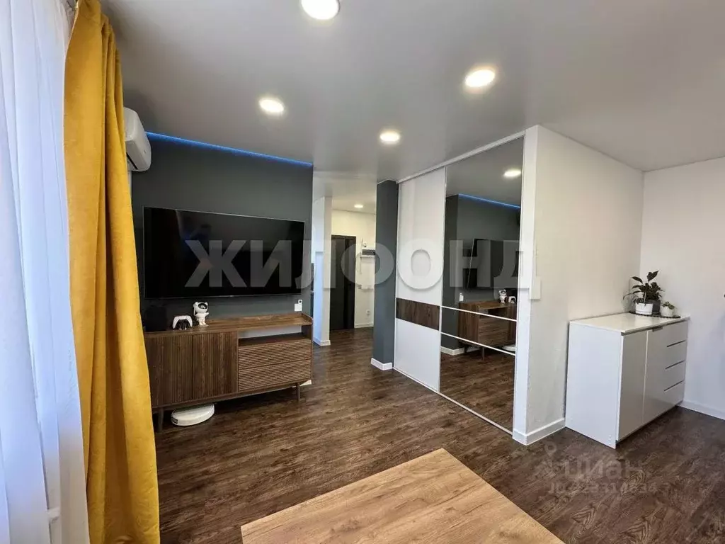 1-к кв. Новосибирская область, Новосибирск ул. Василия Клевцова, 1 ... - Фото 1