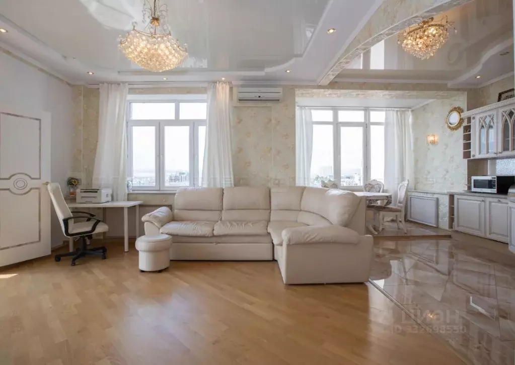 2-к кв. Татарстан, Казань ул. Качалова, 76 (77.4 м) - Фото 1