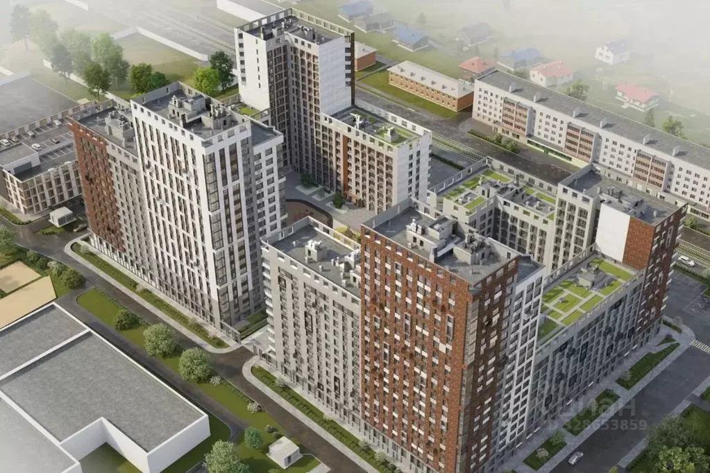1-к кв. Татарстан, Казань ул. Владимира Кулагина, 1 (35.54 м) - Фото 2