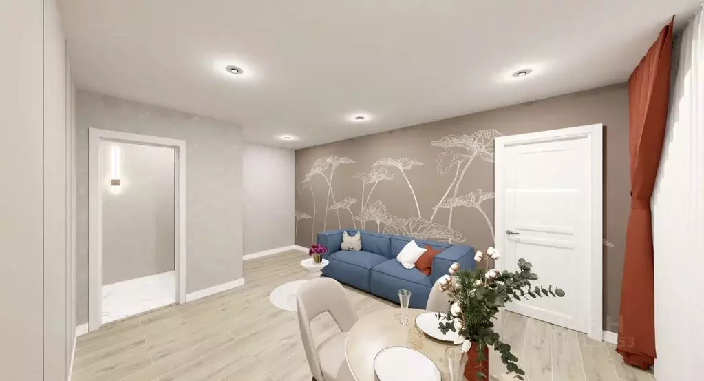 2-к кв. Омская область, Омск ул. Рождественского, 3А (48.0 м) - Фото 1